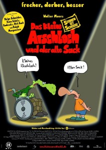 Plakat von "Das kleine Arschloch und der alte Sack - Sterben ist Scheisse"