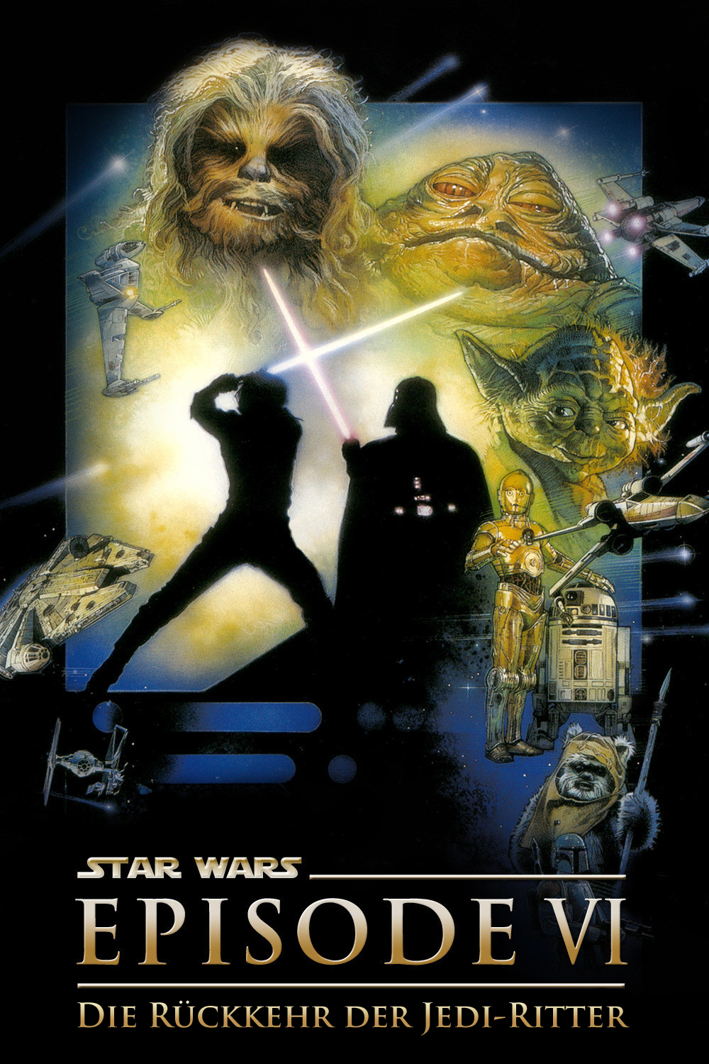 Plakat von "Star Wars: Episode VI - Die Rückkehr der Jedi-Ritter"