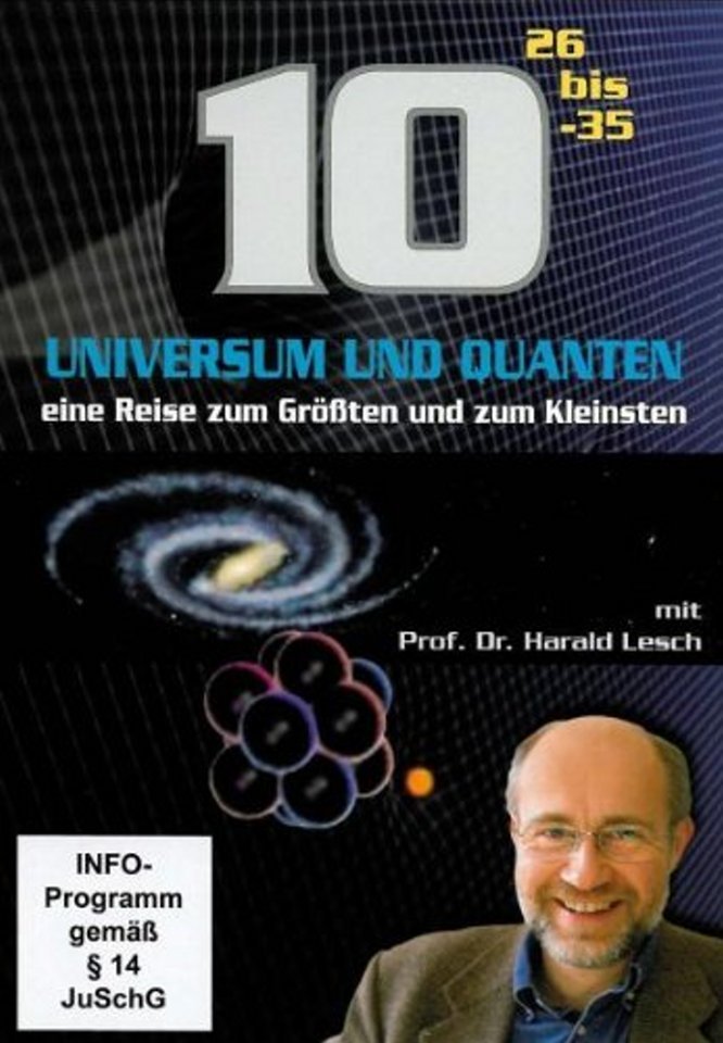 Plakat von "10 Hoch: Universum und Quanten - Eine Reise zum Größten und zum Kleinsten"