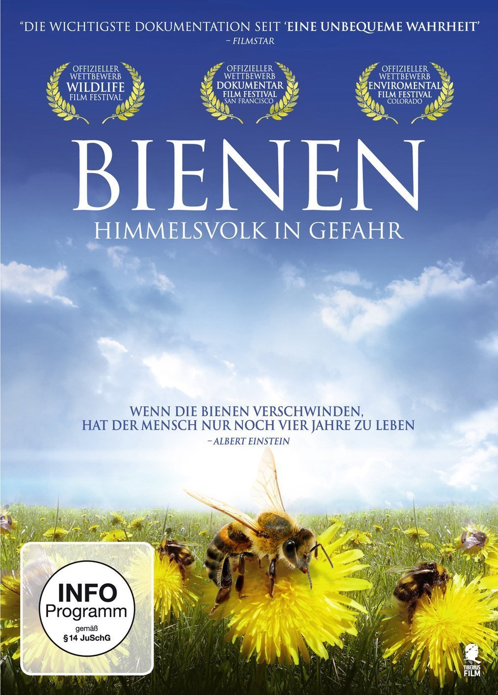 Plakat von "Bienen - Himmelsvolk in Gefahr"