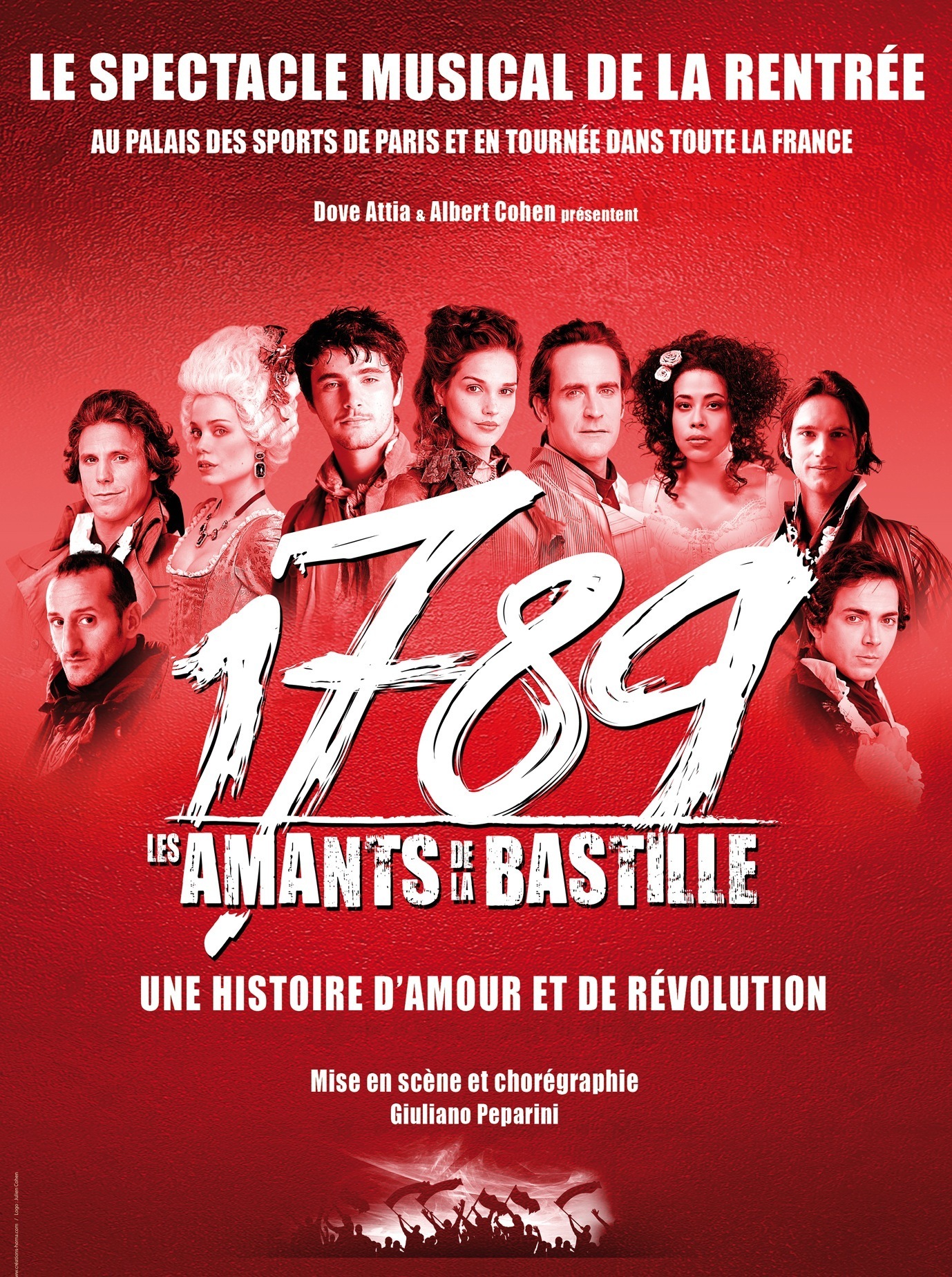 Plakat von "1789 : Les Amants de la Bastille"