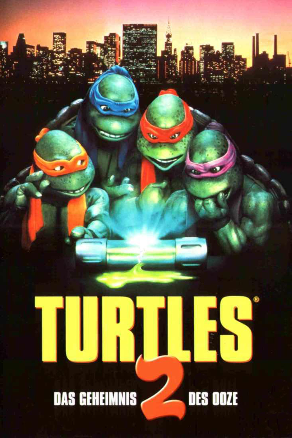 Plakat von "Turtles II - Das Geheimnis des Ooze"
