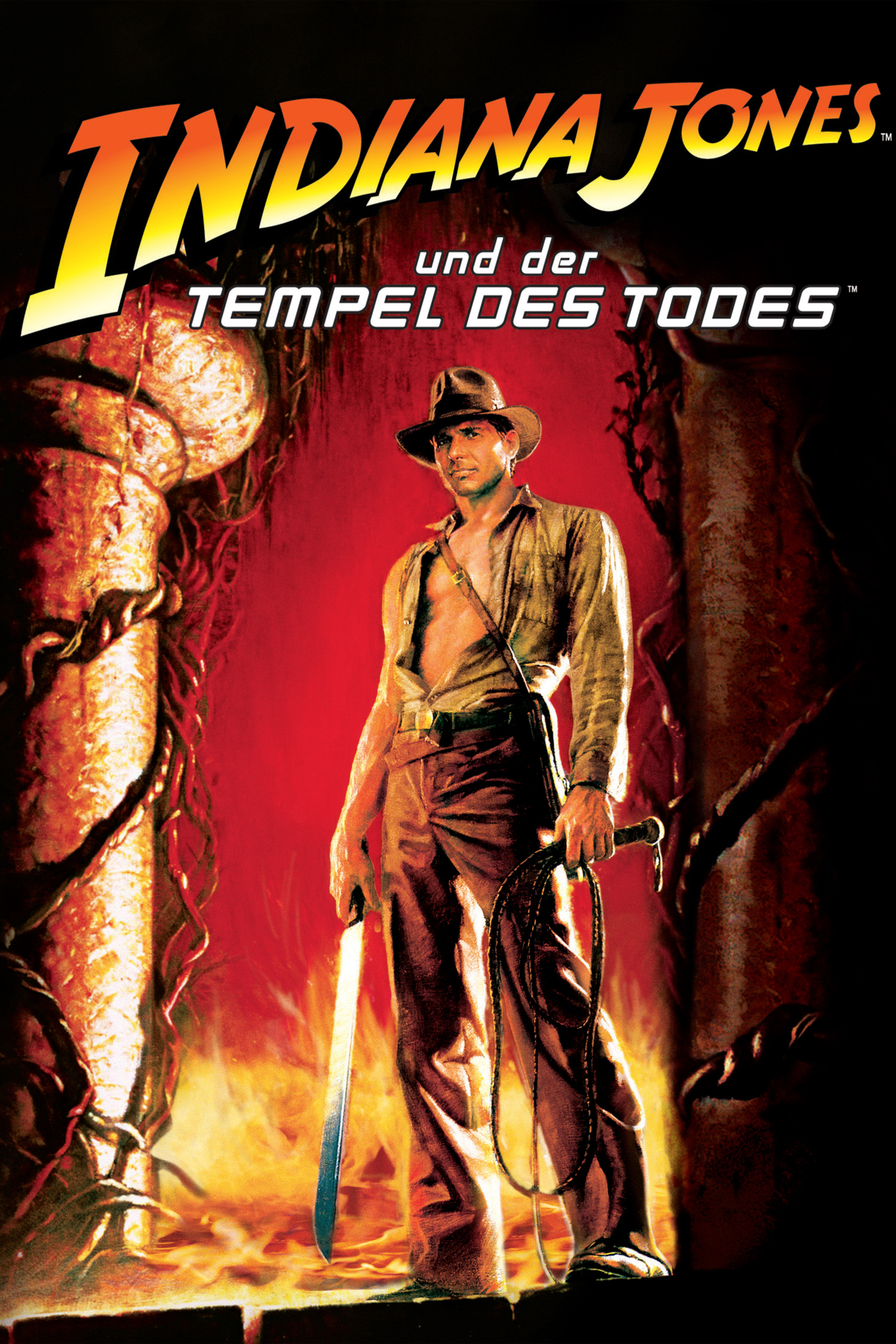 Plakat von "Indiana Jones und der Tempel des Todes"