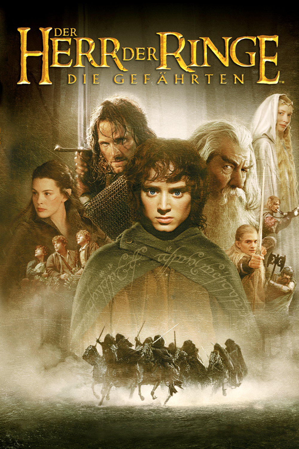 Plakat von "Der Herr der Ringe - Die Gefährten"