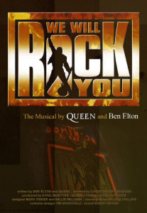 Plakat von "We Will Rock You - The Musical"